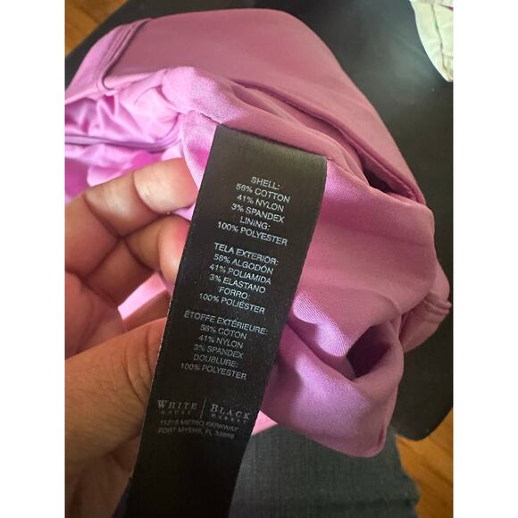 White House Black Mark Lavender Purple Perfect Form Pencil Skirt - Picture 7 of 7